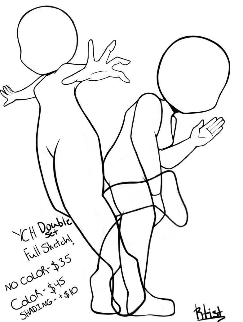 Double Set #1 (No color- $35, Color- $45, Shading- +$10)